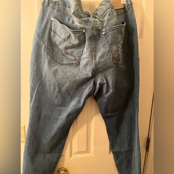 24W Stylish Blue Women's Skinny Jeans - Picture 3 of 7